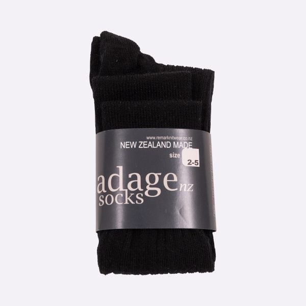 Black  Knee-High Socks