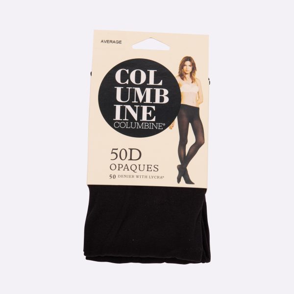Black Tights - Opaque 50 Denier: Single